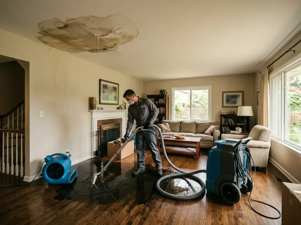 attic-pipe-burst-ceiling-drip-008 — frequently asked questions, Water Damage Restoration & Carpet Care in Brownsburg, IN